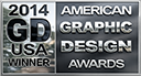 2014 GDUSA Graphic Design award badge