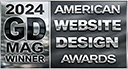 2024 GDUSA Website Design award badge