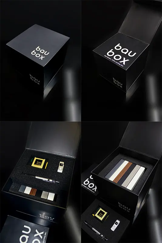BauBox integrated brand and product presentation